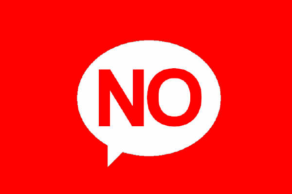 Sometimes saying NO is difficult especially to someone you don't want to hurt their feelings