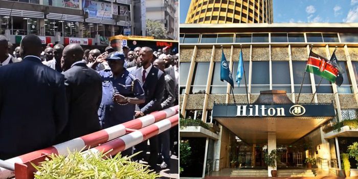 Barriers At Former Hilton Hotel Removed After Governor Sakaja's Order